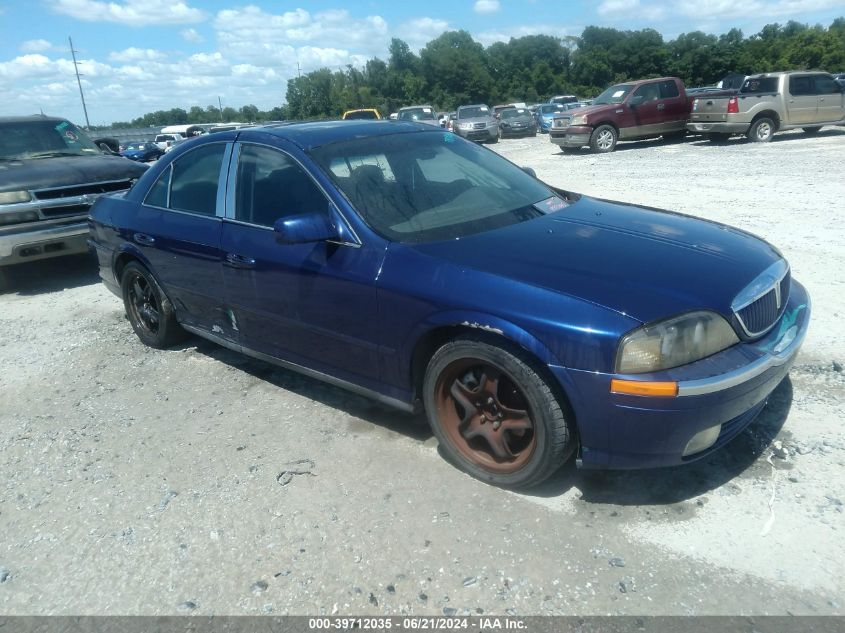 2000 Lincoln Ls V6 Auto/V6 Manual VIN: 1LNHM86SXYY802255 Lot: 39712035