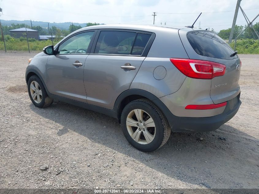 2013 Kia Sportage Lx VIN: KNDPB3A27D7364813 Lot: 39712041