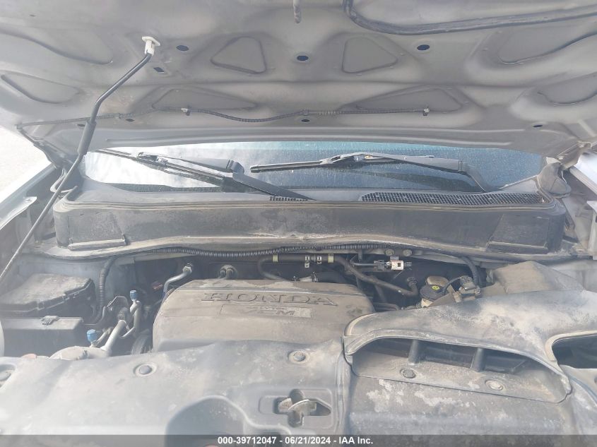 2010 Honda Pilot Ex-L VIN: 5FNYF4H52AB016910 Lot: 39712047