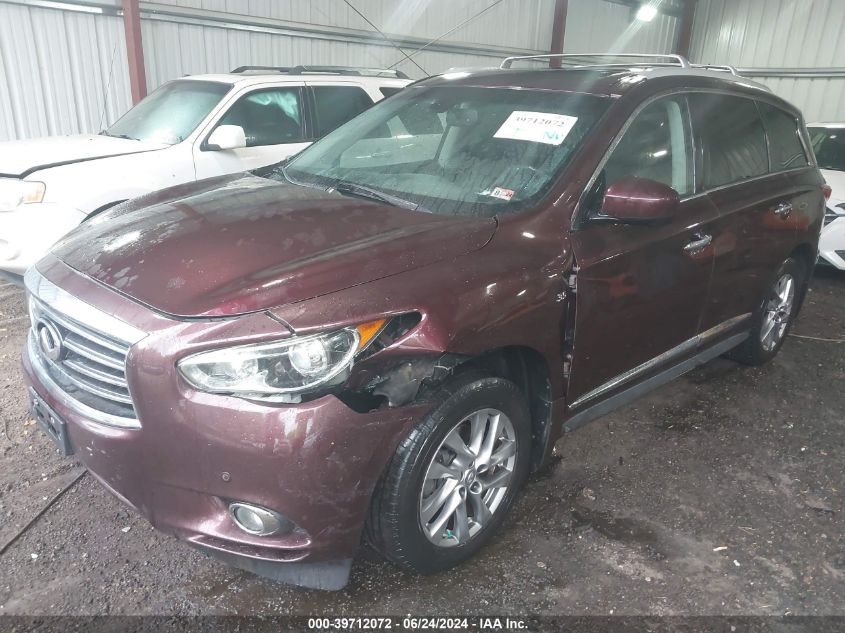 2014 Infiniti Qx60 VIN: 5N1AL0MM1EC553198 Lot: 39712072