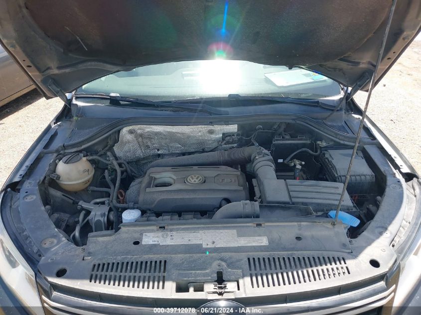 2012 Volkswagen Tiguan Se VIN: WVGAV7AX7CW530599 Lot: 39712078