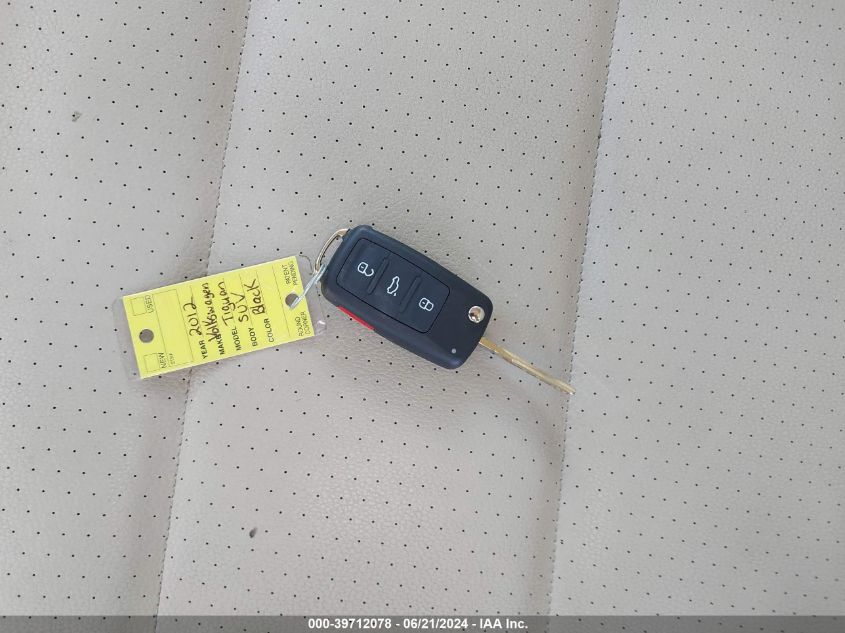 2012 Volkswagen Tiguan Se VIN: WVGAV7AX7CW530599 Lot: 39712078