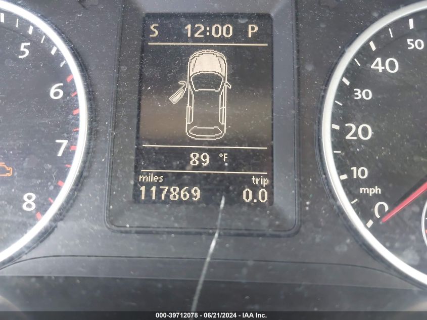 2012 Volkswagen Tiguan Se VIN: WVGAV7AX7CW530599 Lot: 39712078