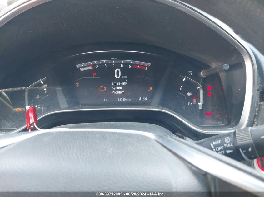 VIN 7FARW2H53JE098420 2018 HONDA CR-V EX