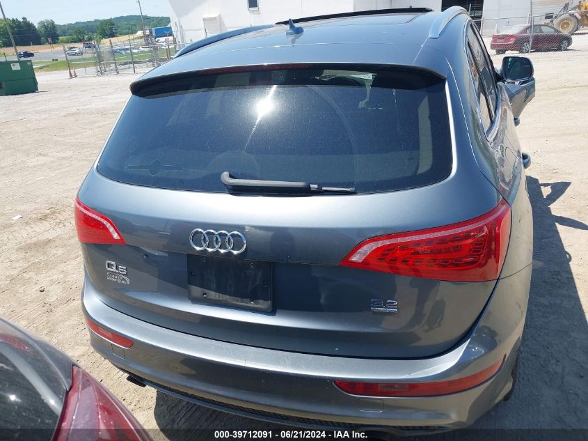 2012 Audi Q5 3.2 Premium Plus VIN: WA1DKAFP6CA077194 Lot: 39712091