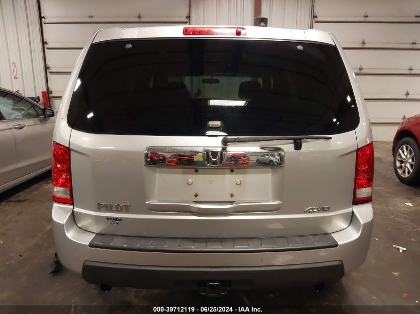 2011 Honda Pilot Lx VIN: 5FNYF4H29BB093801 Lot: 39712119