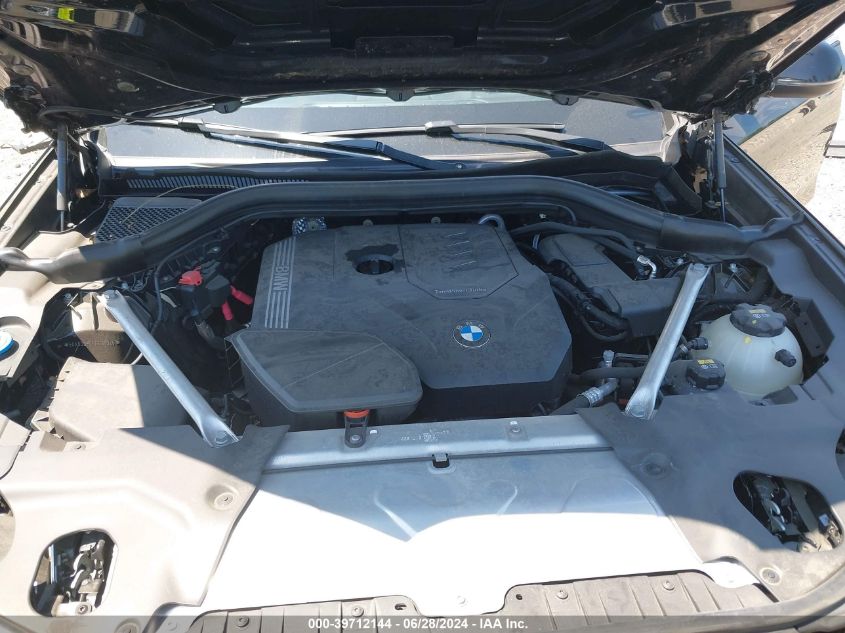 2022 BMW X3 xDrive30I VIN: 5UX53DP01N9J36925 Lot: 39712144