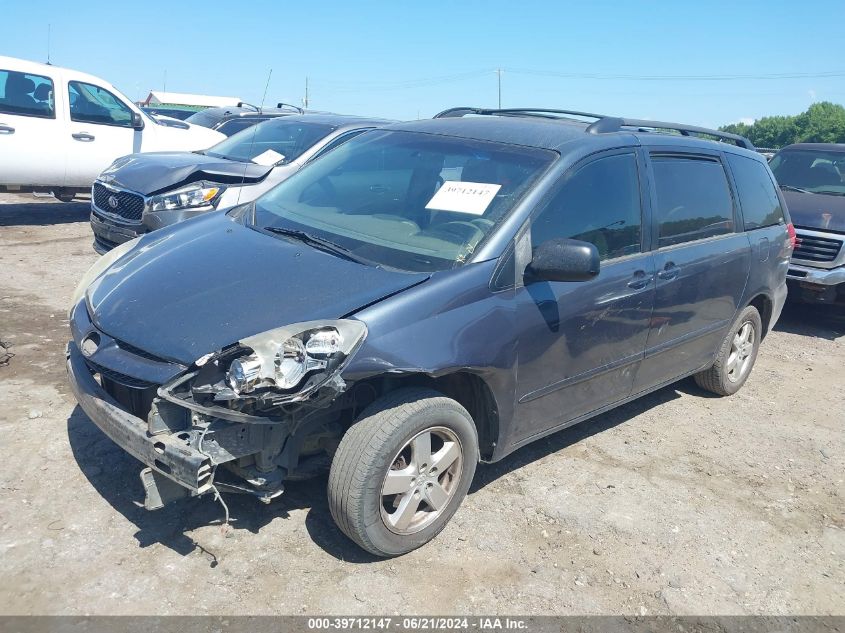 2010 Toyota Sienna Ce/Le VIN: 5TDKK4CC8AS297291 Lot: 39712147