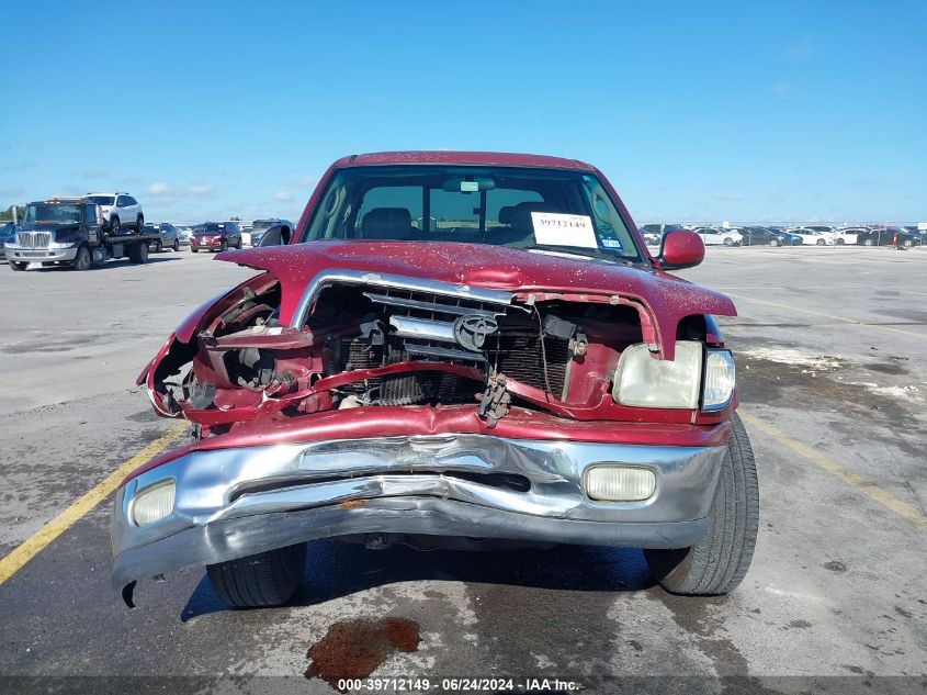 2002 Toyota Tundra Ltd V8 VIN: 5TBRT381X2S295999 Lot: 39712149