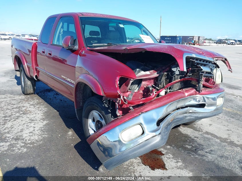 2002 Toyota Tundra Ltd V8 VIN: 5TBRT381X2S295999 Lot: 39712149