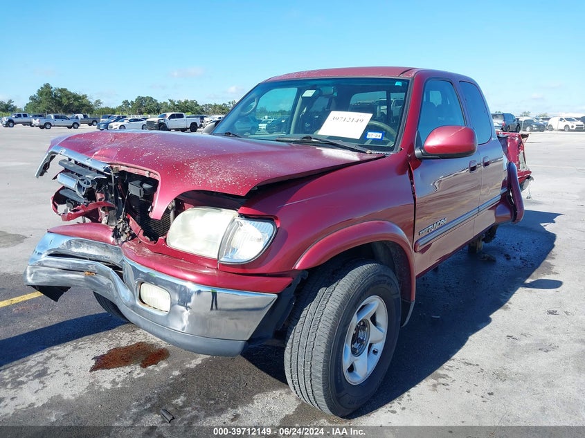 2002 Toyota Tundra Ltd V8 VIN: 5TBRT381X2S295999 Lot: 39712149
