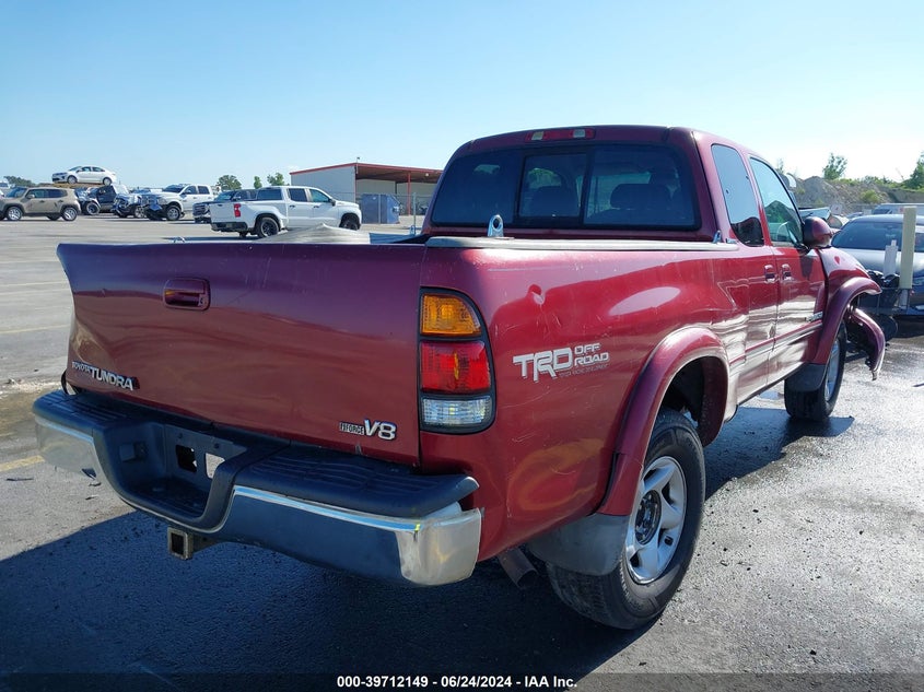 2002 Toyota Tundra Ltd V8 VIN: 5TBRT381X2S295999 Lot: 39712149