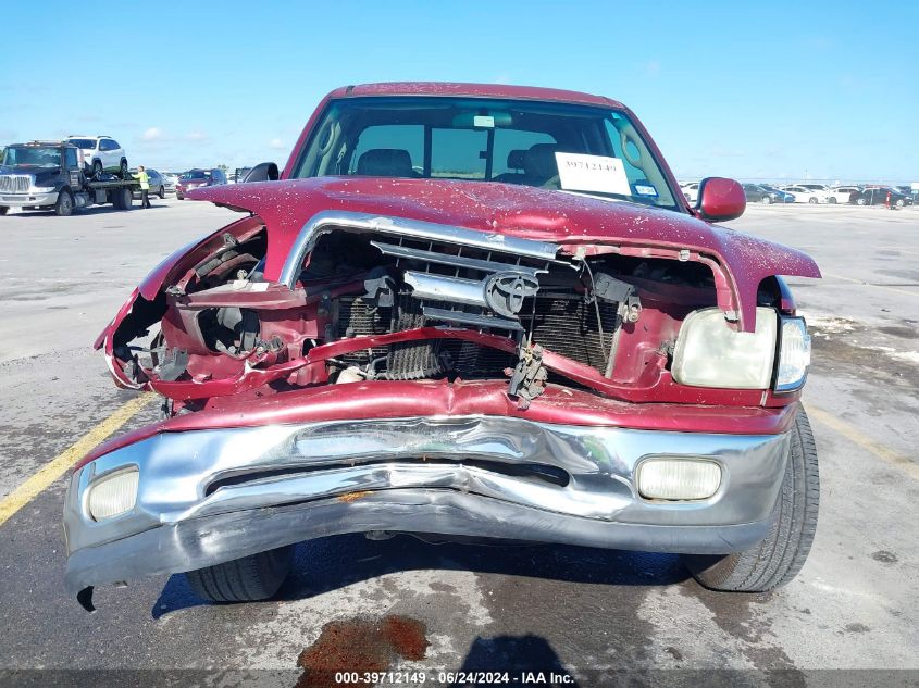 2002 Toyota Tundra Ltd V8 VIN: 5TBRT381X2S295999 Lot: 39712149