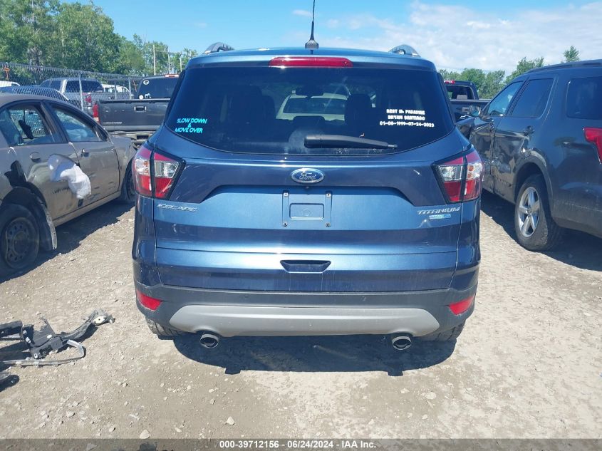 2018 Ford Escape Titanium VIN: 1FMCU9J93JUC80098 Lot: 39712156