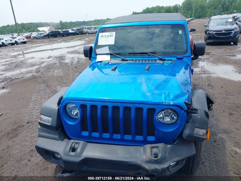 2022 Jeep Wrangler Unlimited Sport S 4X4 VIN: 1C4HJXDN3NW133967 Lot: 39712159