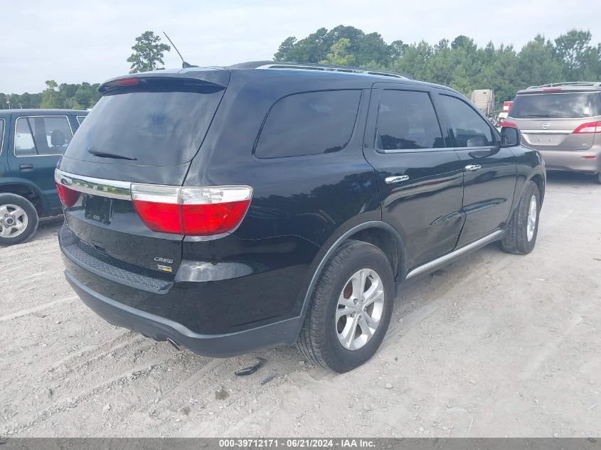 2013 Dodge Durango Crew VIN: 1C4RDJDG0DC559139 Lot: 39712171