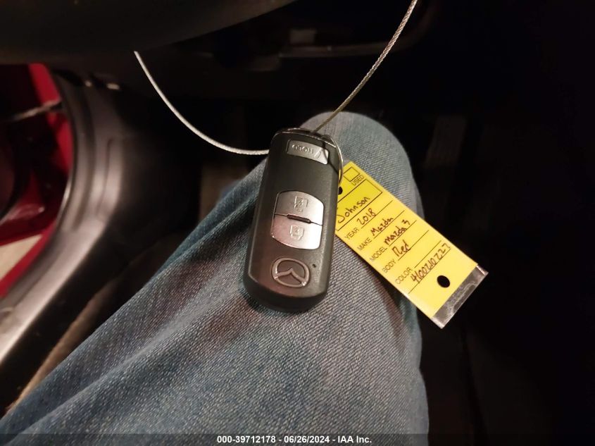 2018 Mazda Mazda3 Sport VIN: 3MZBN1K74JM183005 Lot: 39712178