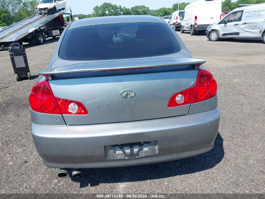 2006 Infiniti G35X VIN: JNKCV51F56M609051 Lot: 39712185