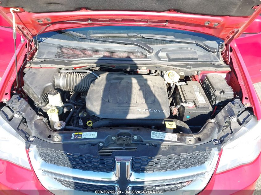 2014 Dodge Grand Caravan Sxt VIN: 2C4RDGCGXER212396 Lot: 39712220