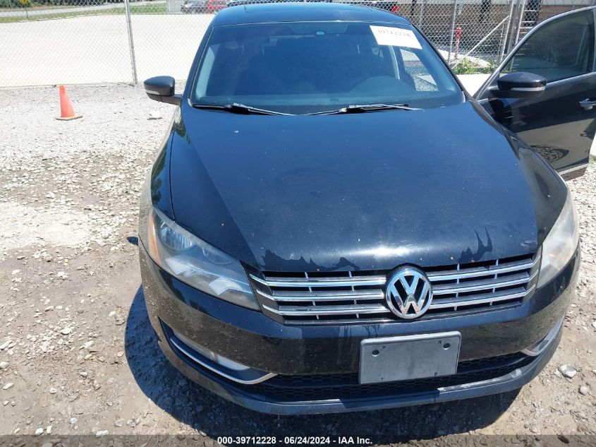 2013 Volkswagen Passat 2.0L Tdi Sel Premium VIN: 1VWCN7A39DC145328 Lot: 39712228