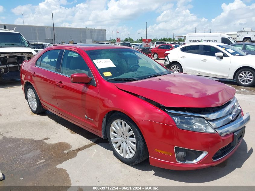 2011 Ford Fusion Hybrid VIN: 3FADP0L34BR125739 Lot: 39712254