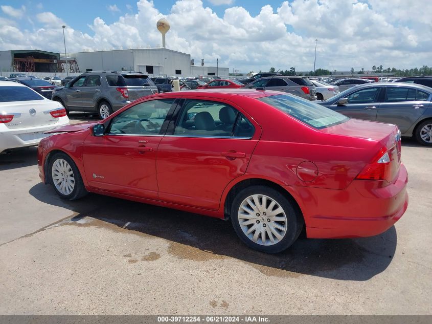 2011 Ford Fusion Hybrid VIN: 3FADP0L34BR125739 Lot: 39712254