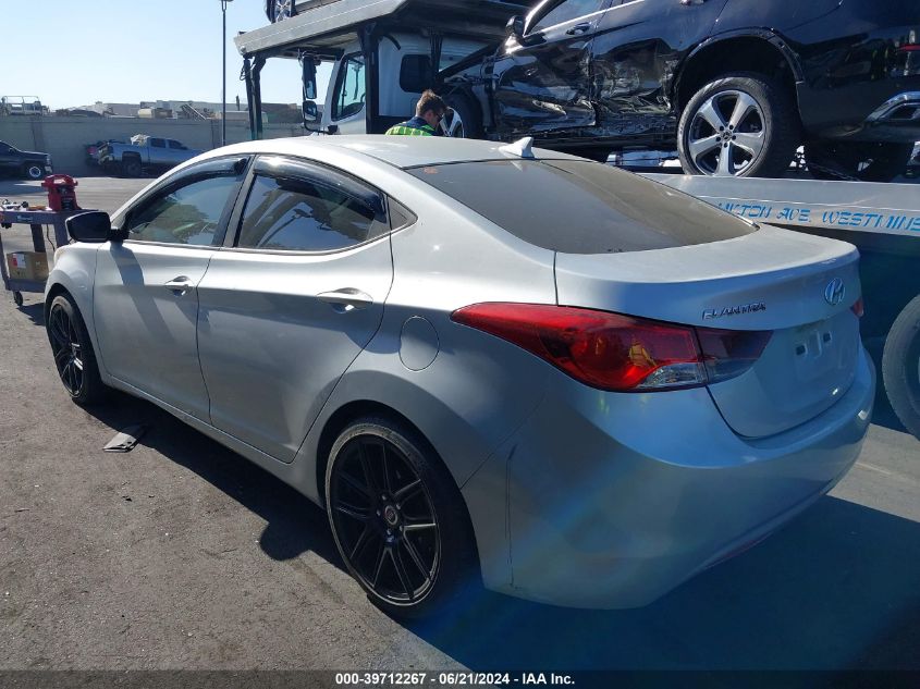 2013 Hyundai Elantra Gls/Limited VIN: KMHDH4AEXDU811035 Lot: 39712267