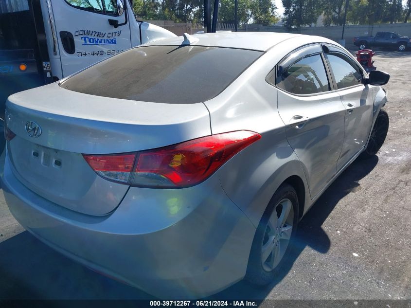 2013 Hyundai Elantra Gls/Limited VIN: KMHDH4AEXDU811035 Lot: 39712267