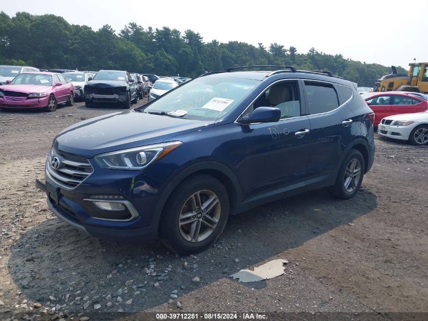 5XYZUDLB7HG482889 2017 HYUNDAI SANTA FE - Image 2