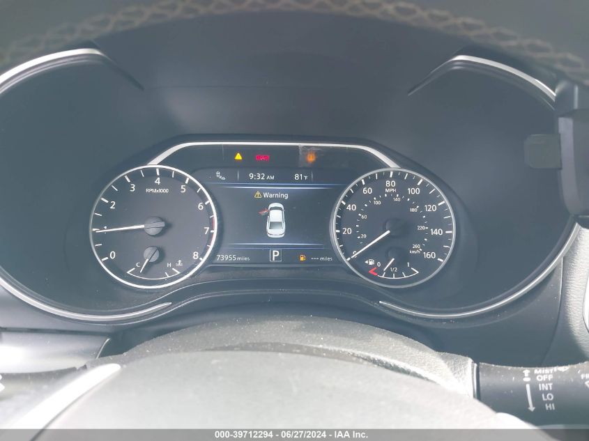 2019 Nissan Maxima S/Sl/Sr/Sv/Platinum VIN: 1N4AA6AV1KC367317 Lot: 39712294