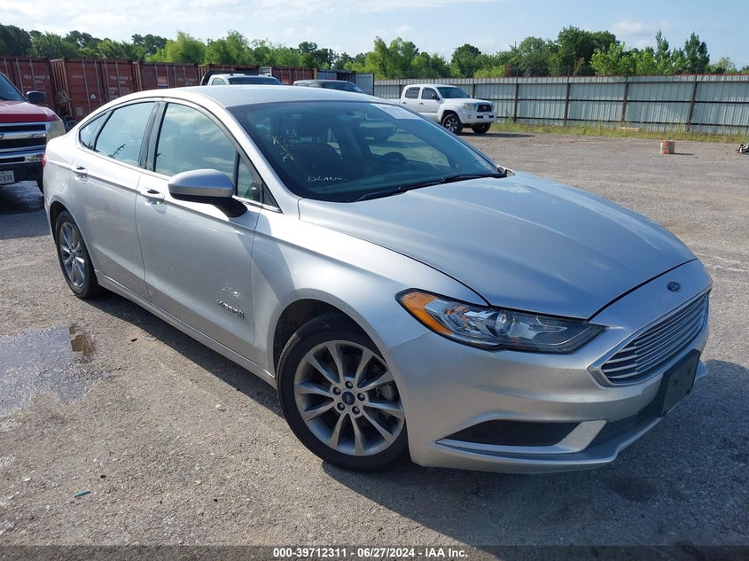 VIN 3FA6P0LU3HR380666 2017 FORD FUSION HYBRID SE