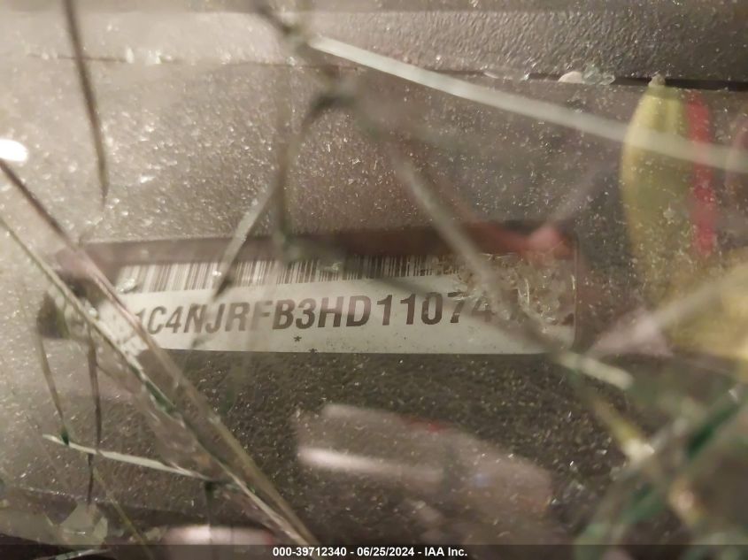 1C4NJRFB3HD110741 2017 Jeep Patriot High Altitude 4X4