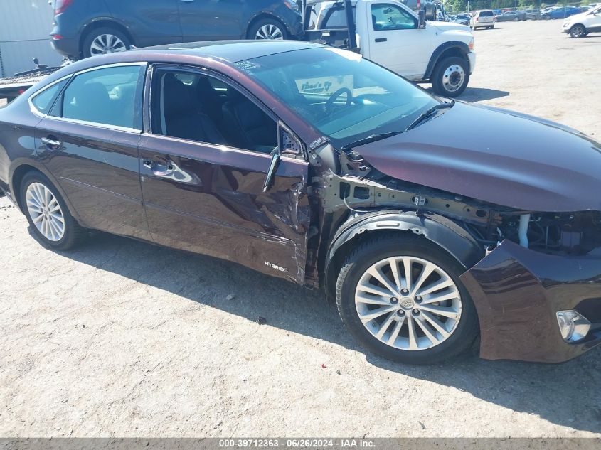 2013 Toyota Avalon Hybrid Limited VIN: 4T1BD1EBXDU015385 Lot: 39712363