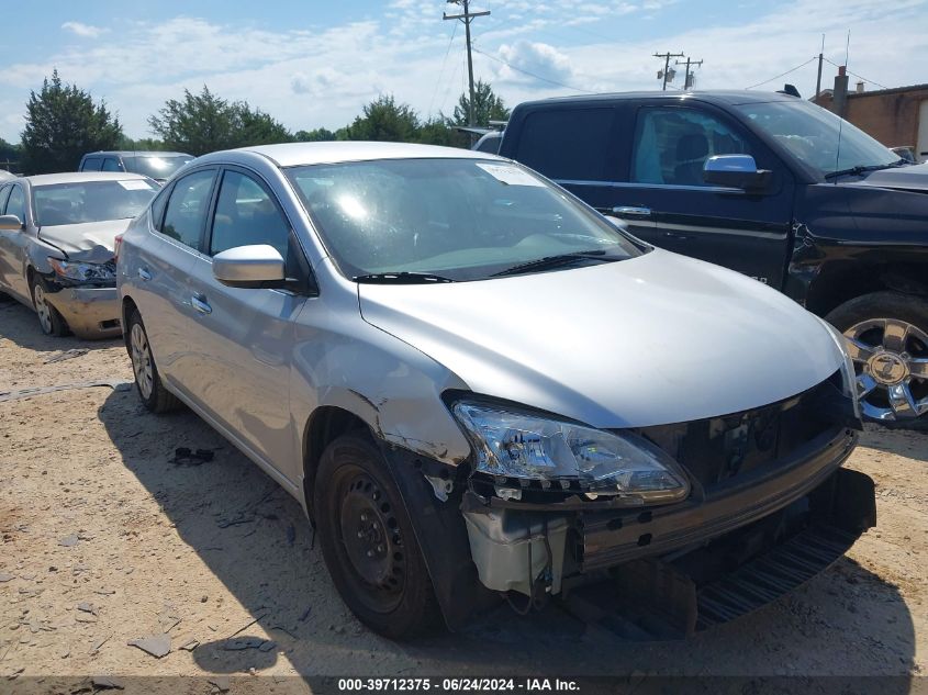 2014 Nissan Sentra Sv VIN: 3N1AB7AP5EY330221 Lot: 39712375