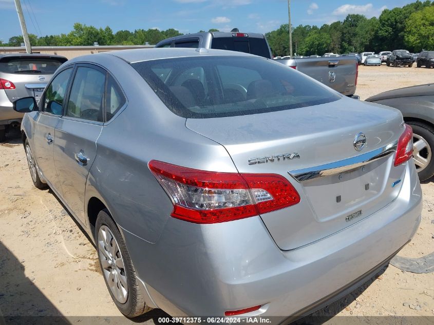 2014 Nissan Sentra Sv VIN: 3N1AB7AP5EY330221 Lot: 39712375