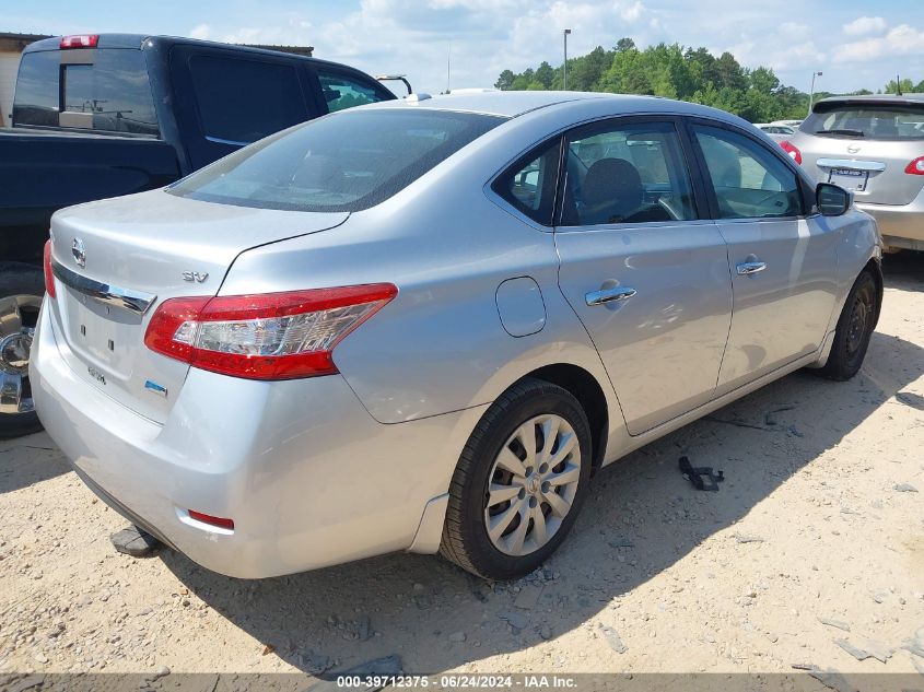 2014 Nissan Sentra Sv VIN: 3N1AB7AP5EY330221 Lot: 39712375