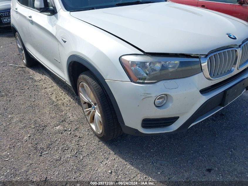 2015 BMW X3 xDrive28I VIN: 5UXWX9C51F0D47283 Lot: 39712381