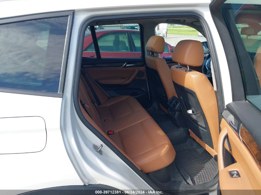 2015 BMW X3 xDrive28I VIN: 5UXWX9C51F0D47283 Lot: 39712381