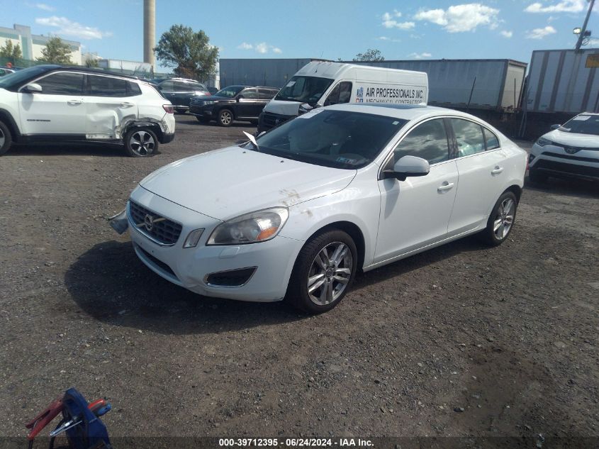 2013 Volvo S60 T5/T5 Platinum/T5 Premier/T5 Premier Plus VIN: YV1612FSXD2217457 Lot: 39712395