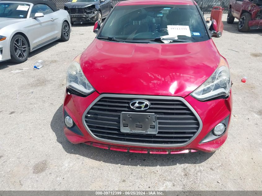 2016 Hyundai Veloster Turbo VIN: KMHTC6AE4GU286757 Lot: 39712399