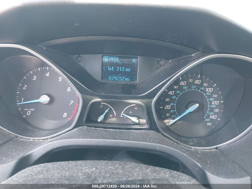 2012 Ford Focus Se VIN: 1FAHP3F29CL297478 Lot: 39712420