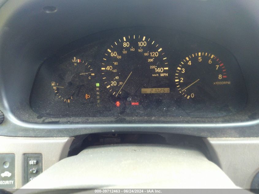 2002 Lexus Rx 300 VIN: JTJHF10U220279445 Lot: 39712463