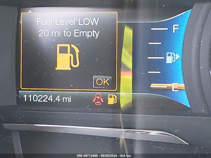 2019 Ford Flex Sel VIN: 2FMGK5C88KBA31307 Lot: 39712465