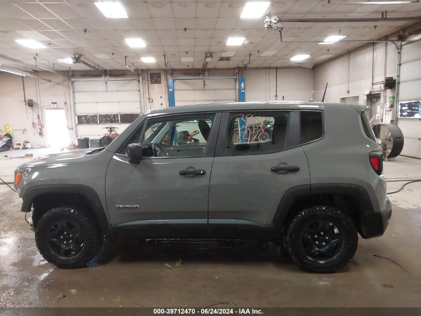 2019 Jeep Renegade Sport 4X4 VIN: ZACNJBAB7KPK88981 Lot: 39712470