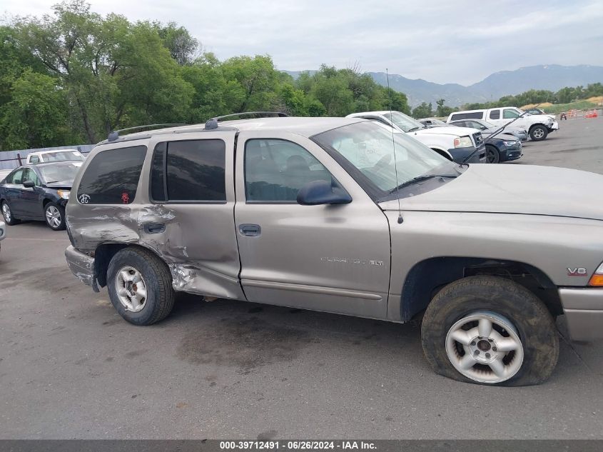 2000 Dodge Durango VIN: 1B4HS28NXYF308887 Lot: 39712491