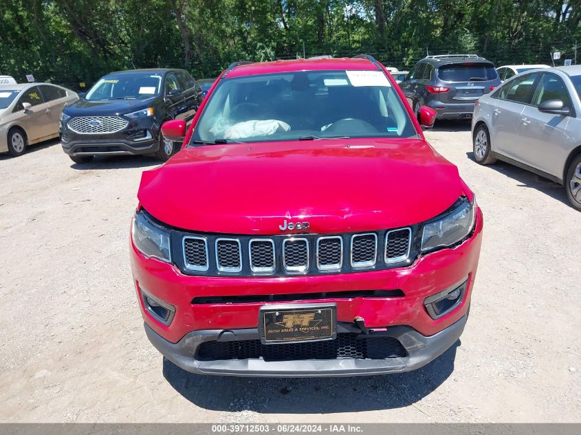 2017 Jeep New Compass Latitude 4X4 VIN: 3C4NJDBB7HT656736 Lot: 39712503