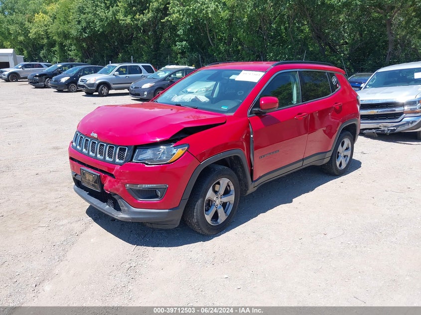 VIN 3C4NJDBB7HT656736 2017 JEEP NEW COMPASS LATITUDE 4X4