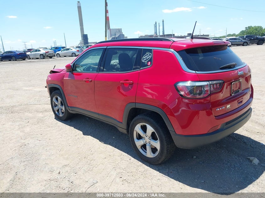 VIN 3C4NJDBB7HT656736 2017 JEEP NEW COMPASS LATITUDE 4X4