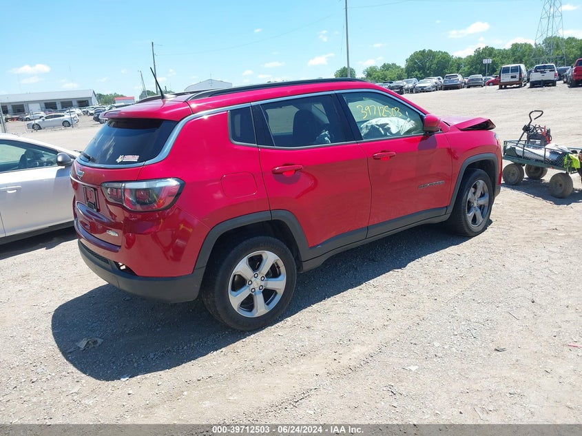 VIN 3C4NJDBB7HT656736 2017 JEEP NEW COMPASS LATITUDE 4X4