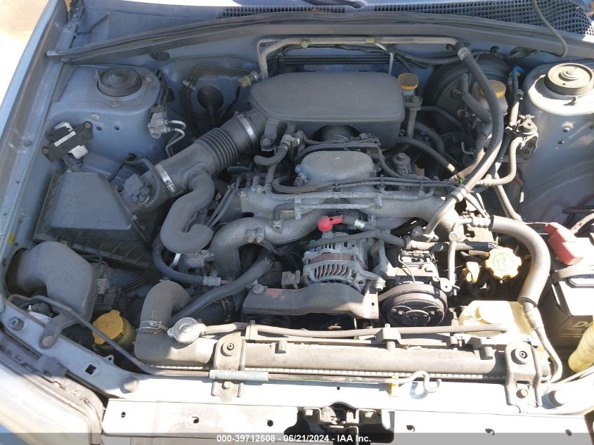 2006 Subaru Forester 2.5X VIN: JF1SG63656G702490 Lot: 39712508